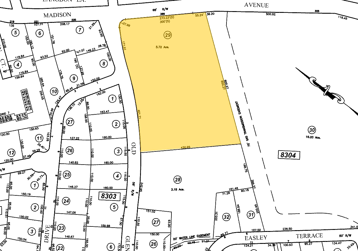 299 Madison Ave, Morristown, NJ à vendre Plan cadastral- Image 1 de 1