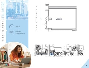 1475 Fillmore St, San Francisco, CA for lease Floor Plan- Image 2 of 2