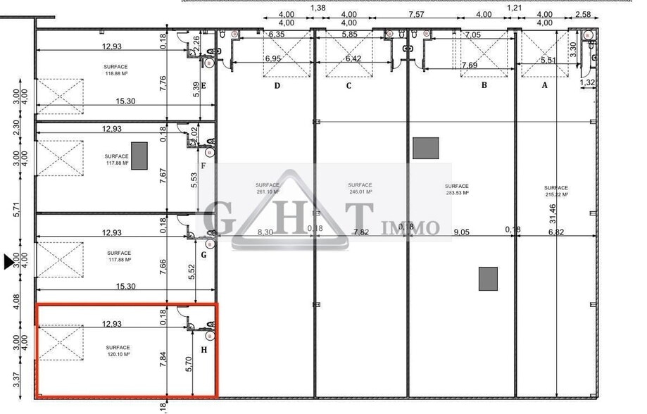 Industriel dans Bondoufle à louer - Plan d’étage - Image 3 de 3
