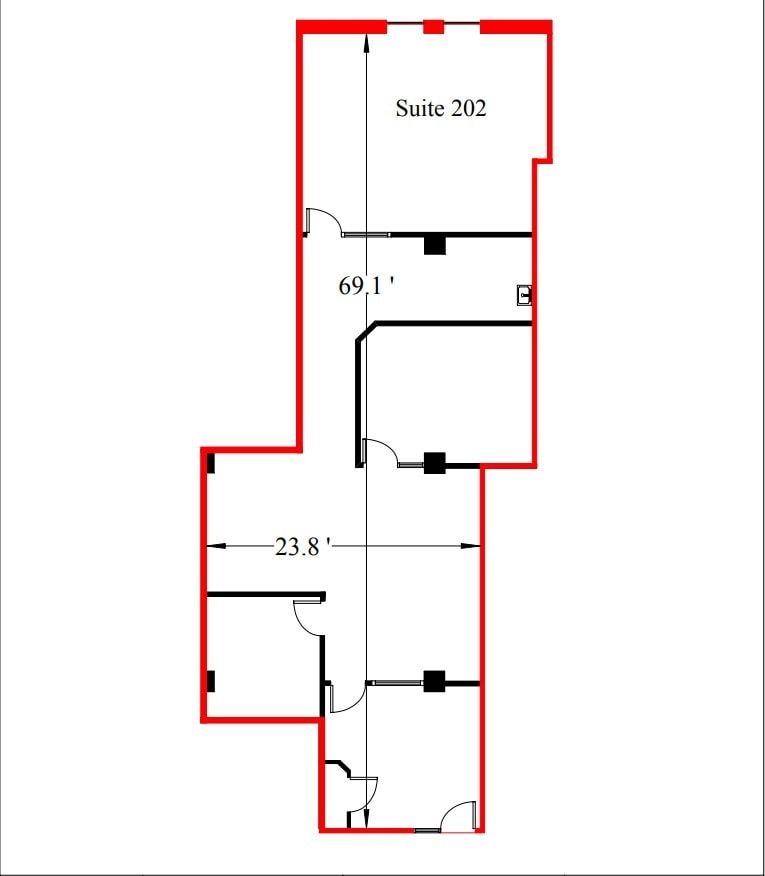 1256 Barrington St, Halifax, NS à louer Plan d’étage- Image 1 de 1