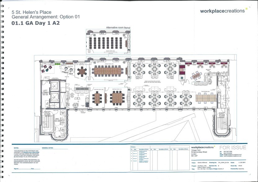 5-7 St Helen's Pl, Londres à louer - Plan d’étage - Image 2 de 2