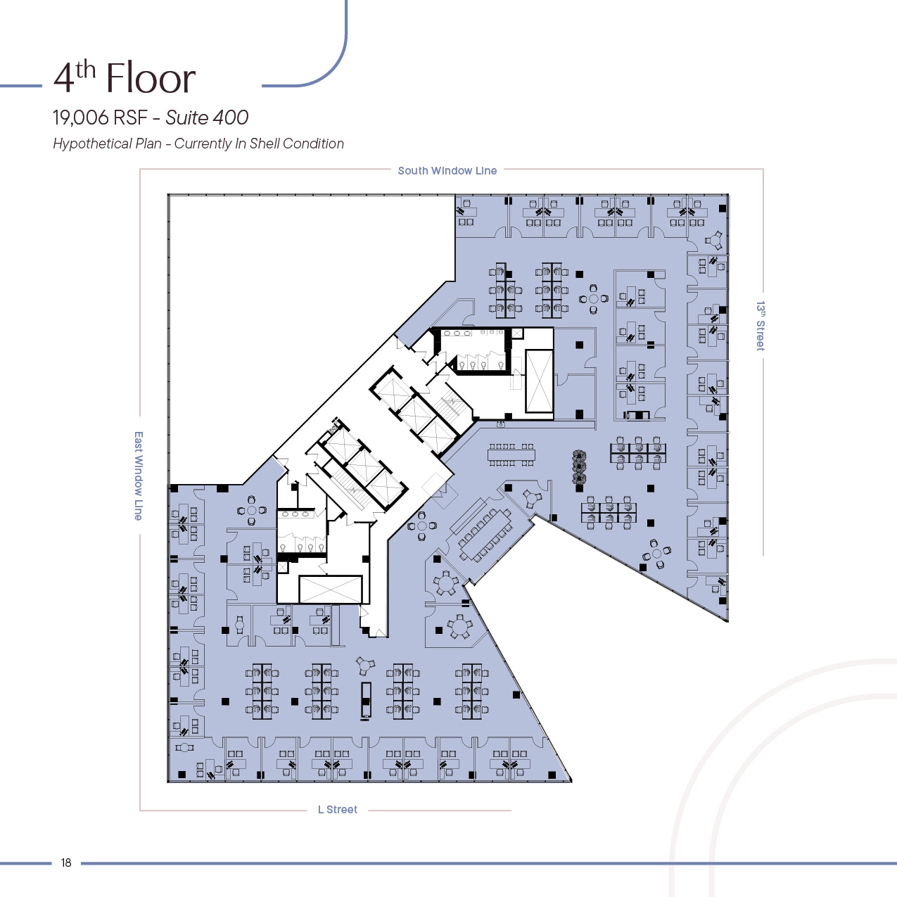 1220 L St NW, Washington, DC for lease Floor Plan- Image 1 of 4