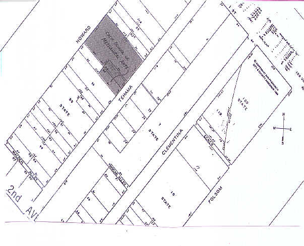 543 Howard St, San Francisco, CA for lease - Plat Map - Image 2 of 11