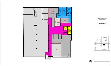 745 Danforth Ave, Toronto, ON à louer Plan d’étage- Image 1 de 1