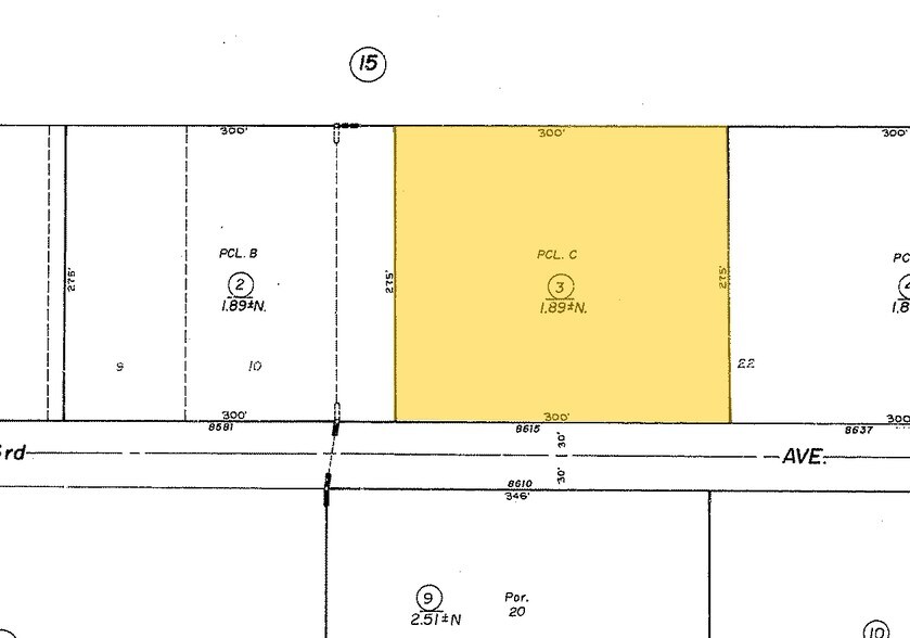 8615 23rd Ave, Sacramento, CA à vendre - Plan cadastral - Image 2 de 27