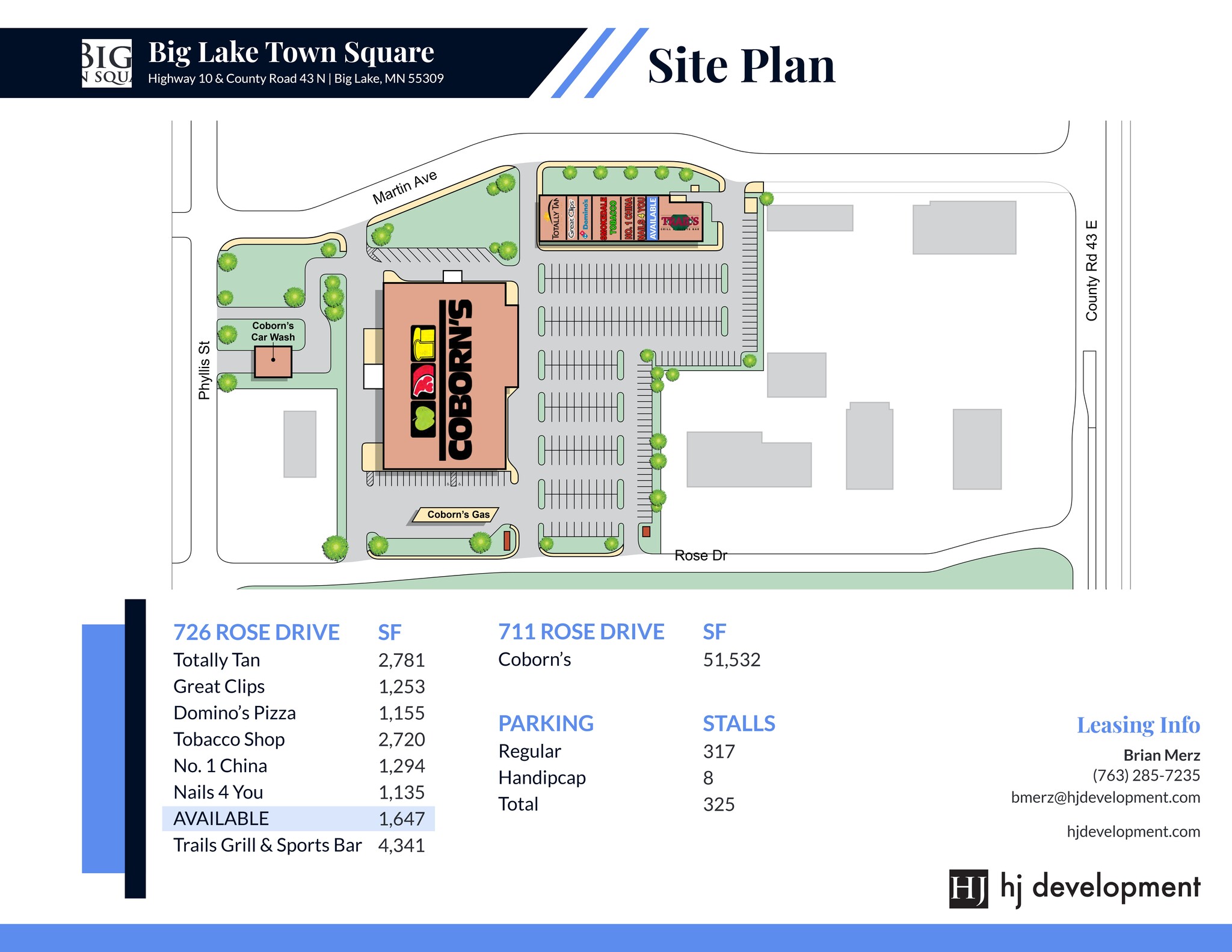 711 Rose Dr, Big Lake, MN for lease Site Plan- Image 1 of 2