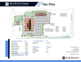 711 Rose Dr, Big Lake, MN for lease Site Plan- Image 1 of 2