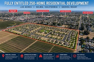 Plus de détails pour 9885 S McCall Ave, Selma, CA - Terrain à vendre