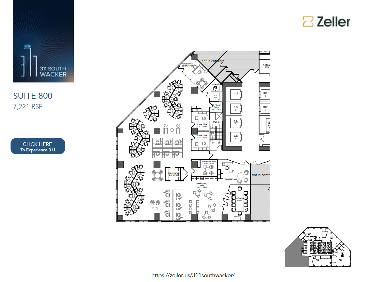 311 S Wacker Dr, Chicago, IL for lease Floor Plan- Image 1 of 1