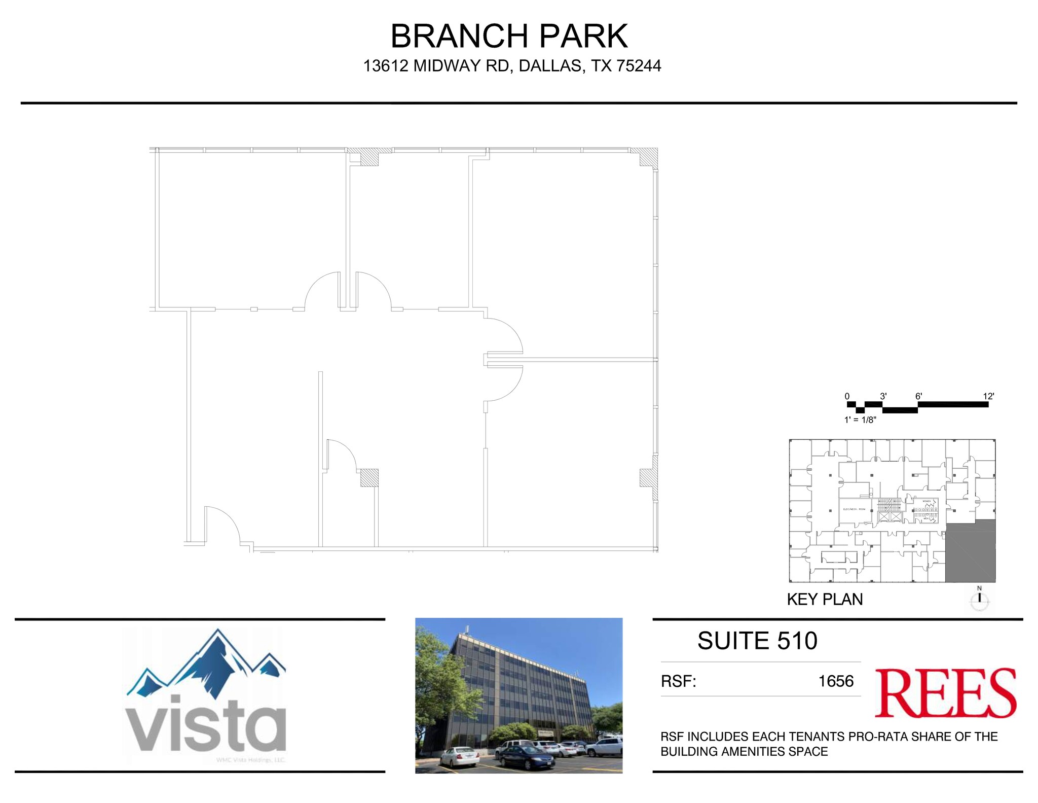 13740 Midway Rd, Farmers Branch, TX à louer Plan de site- Image 1 de 1