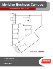 3265 Meridian Pkwy, Weston, FL à louer Plan d  tage- Image 1 de 1