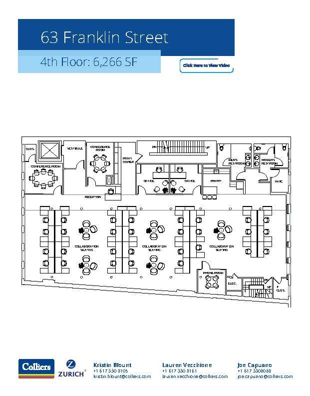 63 Franklin St, Boston, MA à louer Plan d  tage- Image 1 de 18