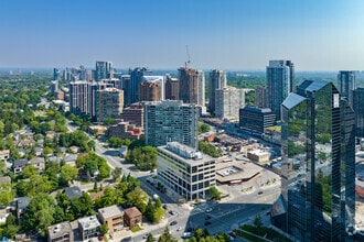 40 Sheppard Ave W, Toronto, ON - Aerial map view