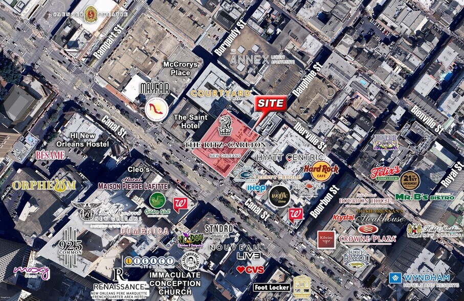 921 Canal St, New Orleans, LA à louer - Aérien - Image 3 de 3