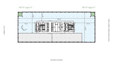 PENN 2, New York, NY for lease Floor Plan- Image 1 of 1