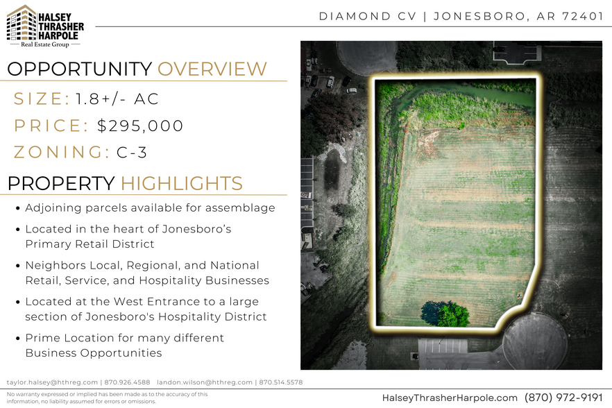 Diamond Cv Lot 1, Jonesboro, AR à vendre - Photo du b timent - Image 2 de 9