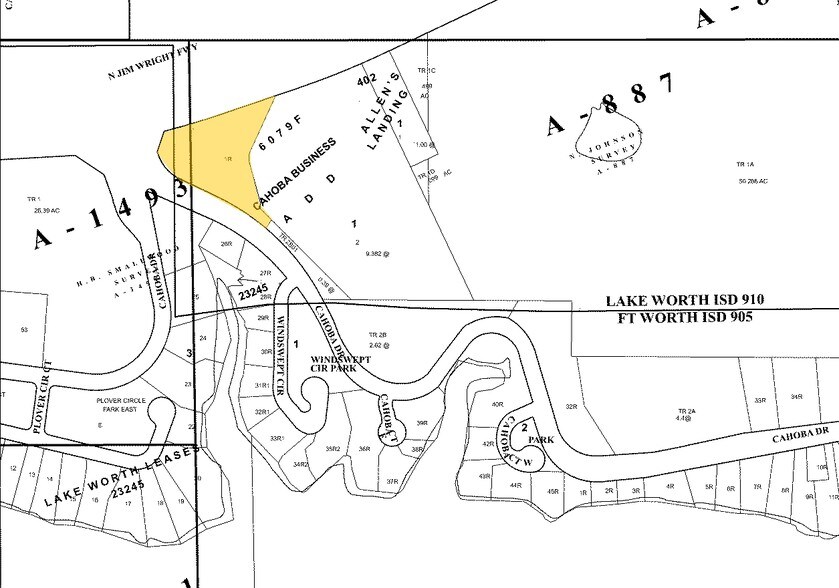 6952 Cahoba Dr, Fort Worth, TX à vendre - Plan cadastral - Image 2 de 17