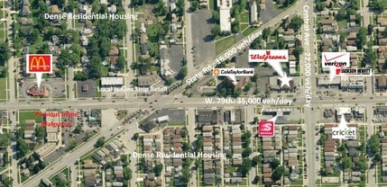 5555 W 79th St, Burbank, IL - Aérien  Vue de la carte