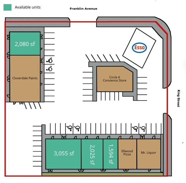 9910 King St, Fort McMurray, AB à louer - Plan de site - Image 2 de 2
