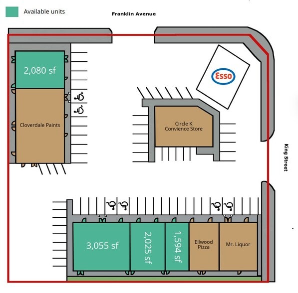 9910 King St, Fort McMurray, AB for lease - Site Plan - Image 2 of 2