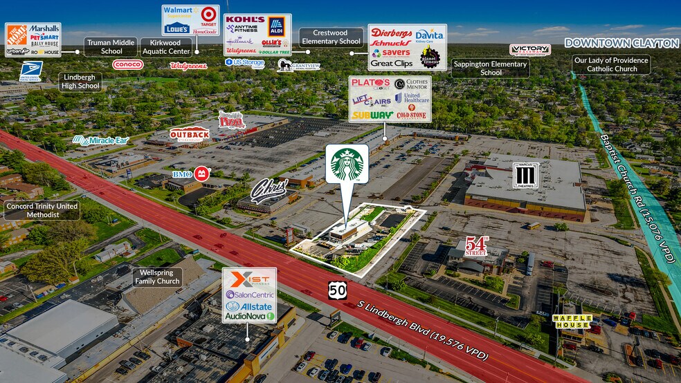 5266 S Lindbergh Blvd, Sappington, MO à vendre - Photo du bâtiment - Image 2 de 5