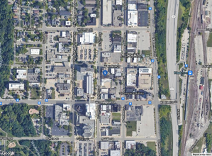 25 N County St, Waukegan, IL - aerial  map view