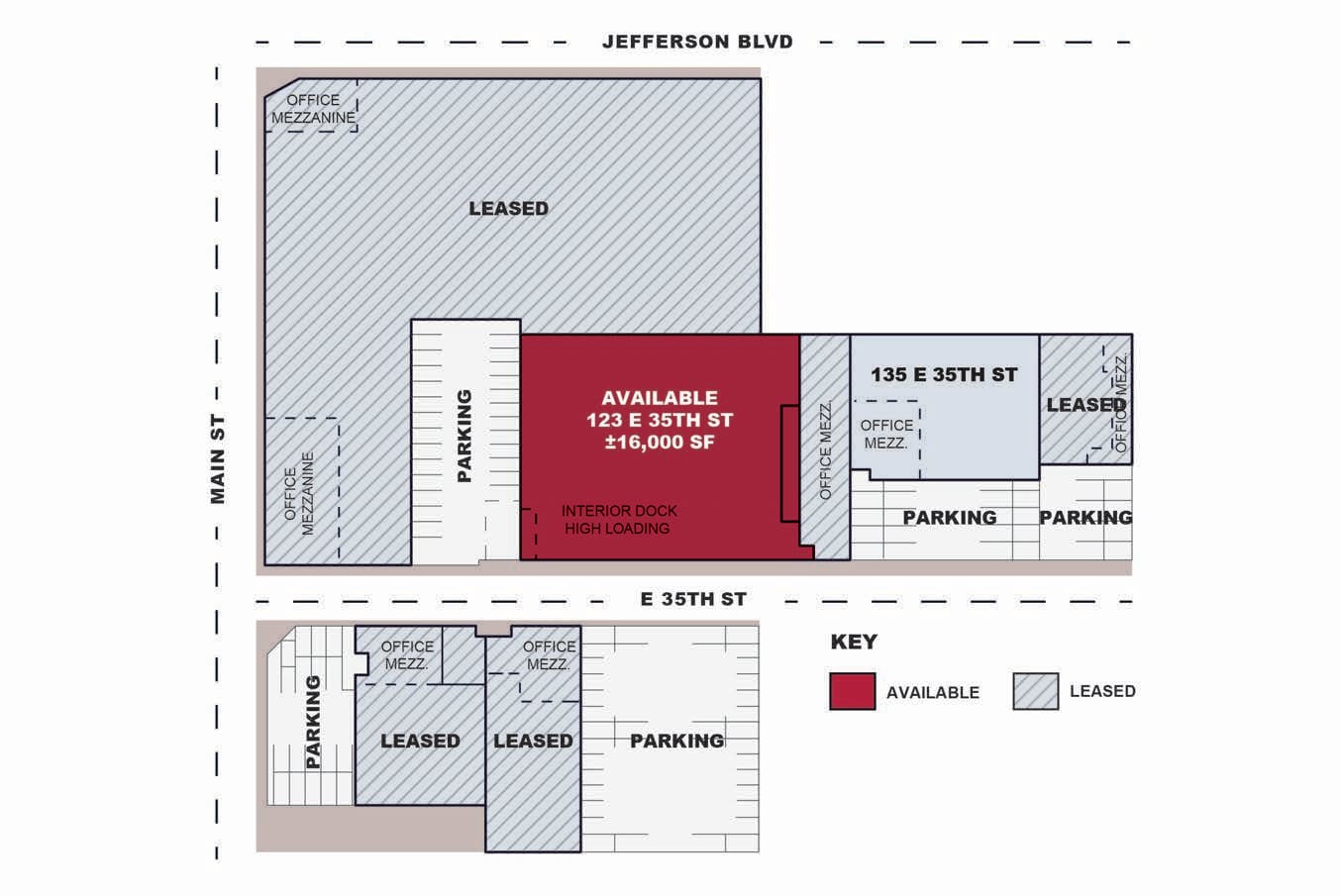 123 E 35th St, Los Angeles, CA à louer Plan d’étage- Image 1 de 1