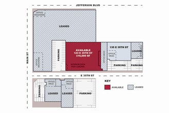 123 E 35th St, Los Angeles, CA à louer Plan d’étage- Image 1 de 1