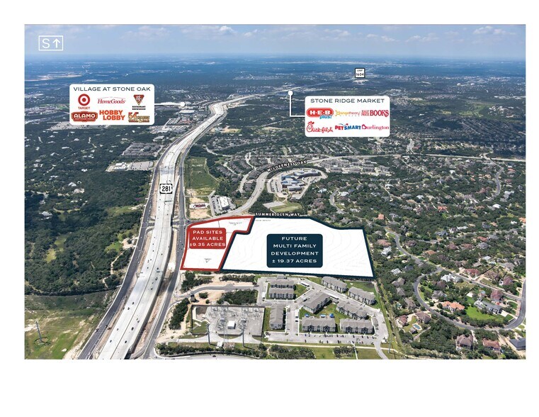 Hwy 281 & Wilderness Oak, San Antonio, TX à vendre - Photo du bâtiment - Image 2 de 2