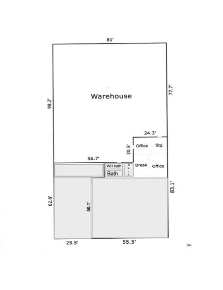 12910 Highway 9 N, Alpharetta, GA à louer - Plan d’étage - Image 2 de 2