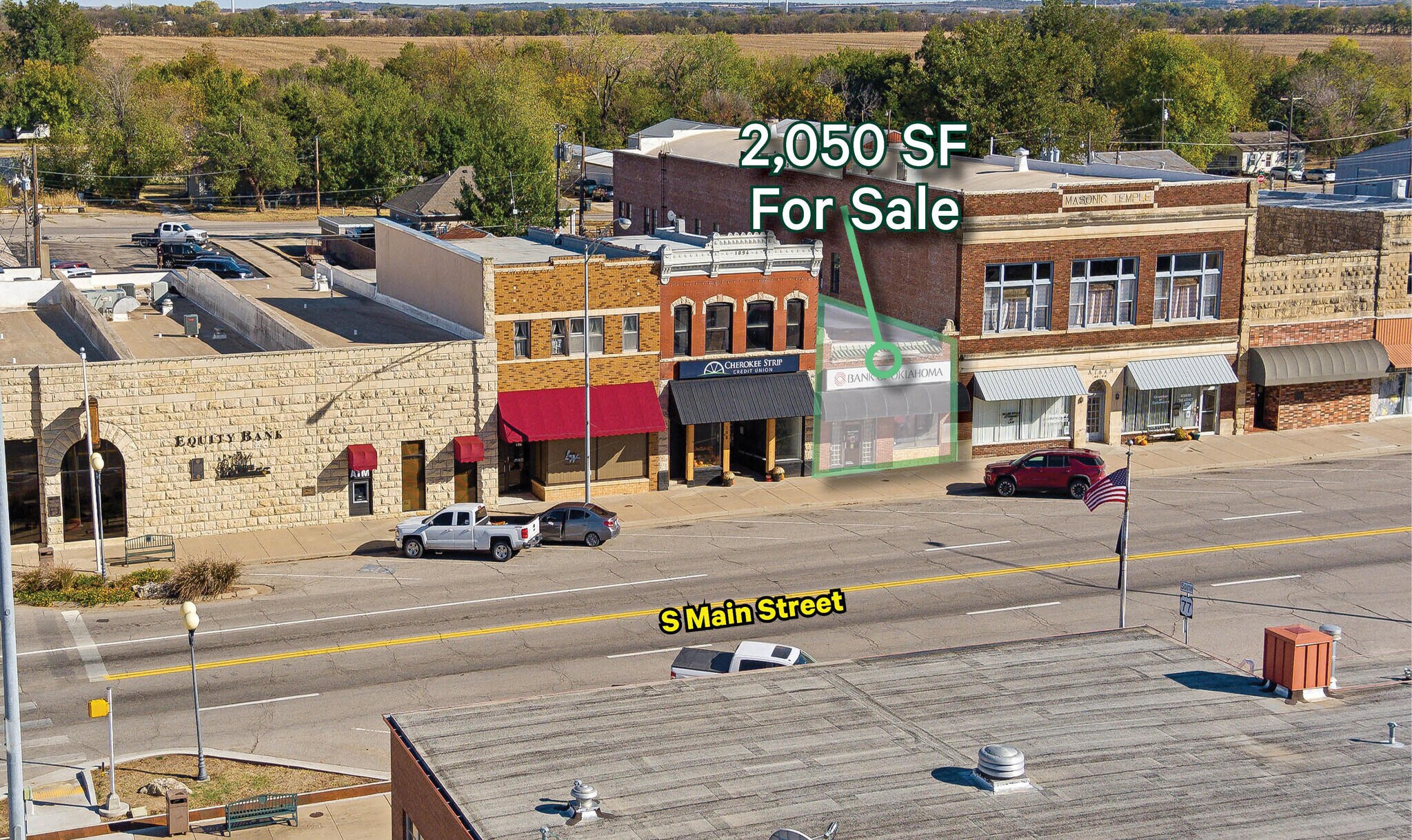 110 S Main St, Newkirk, OK à vendre Photo du bâtiment- Image 1 de 3
