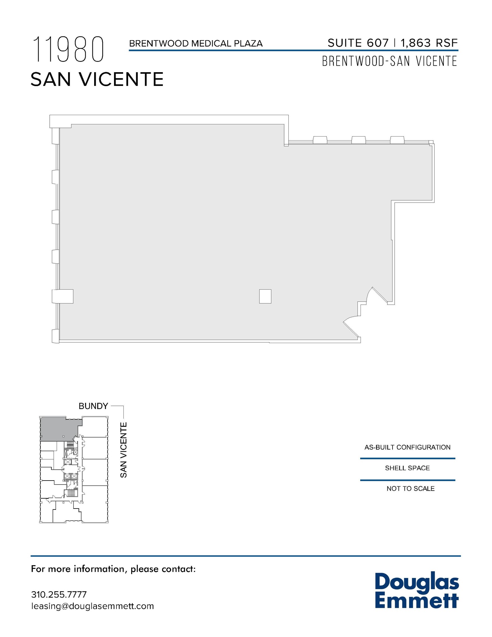 11980 San Vicente Blvd, Los Angeles, CA à louer Plan d  tage- Image 1 de 1