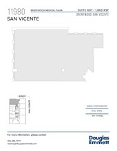 11980 San Vicente Blvd, Los Angeles, CA à louer Plan d  tage- Image 1 de 1