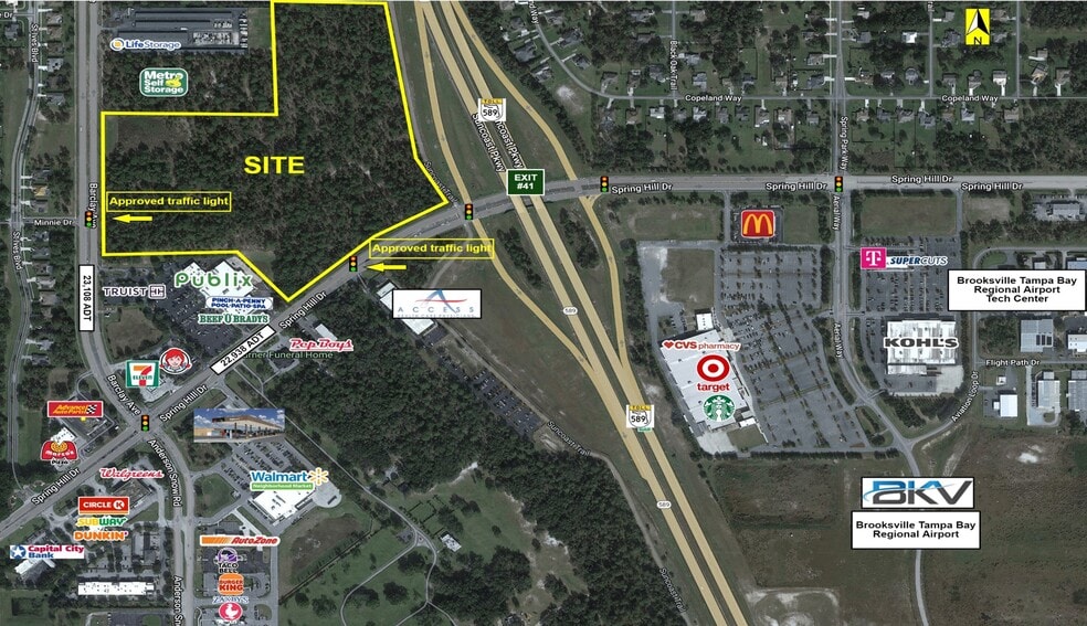 NWQ Suncoast Pkwy and Spring Hill Dr, Spring Hill, FL for lease - Building Photo - Image 1 of 4