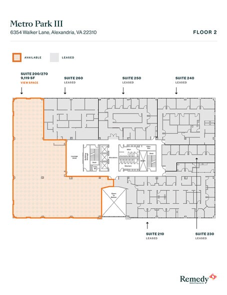 6354 Walker Ln, Alexandria, VA à louer - Plan d’étage - Image 3 de 6