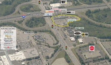 90-92 Middlesex Tpke, Burlington, MA - AERIAL  map view