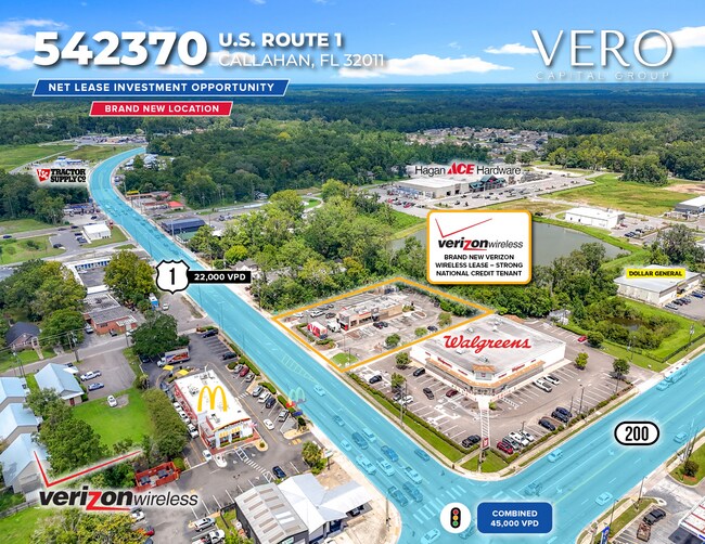 Plus de détails pour 542370 Us-1, Callahan, FL - Commerce de détail à vendre