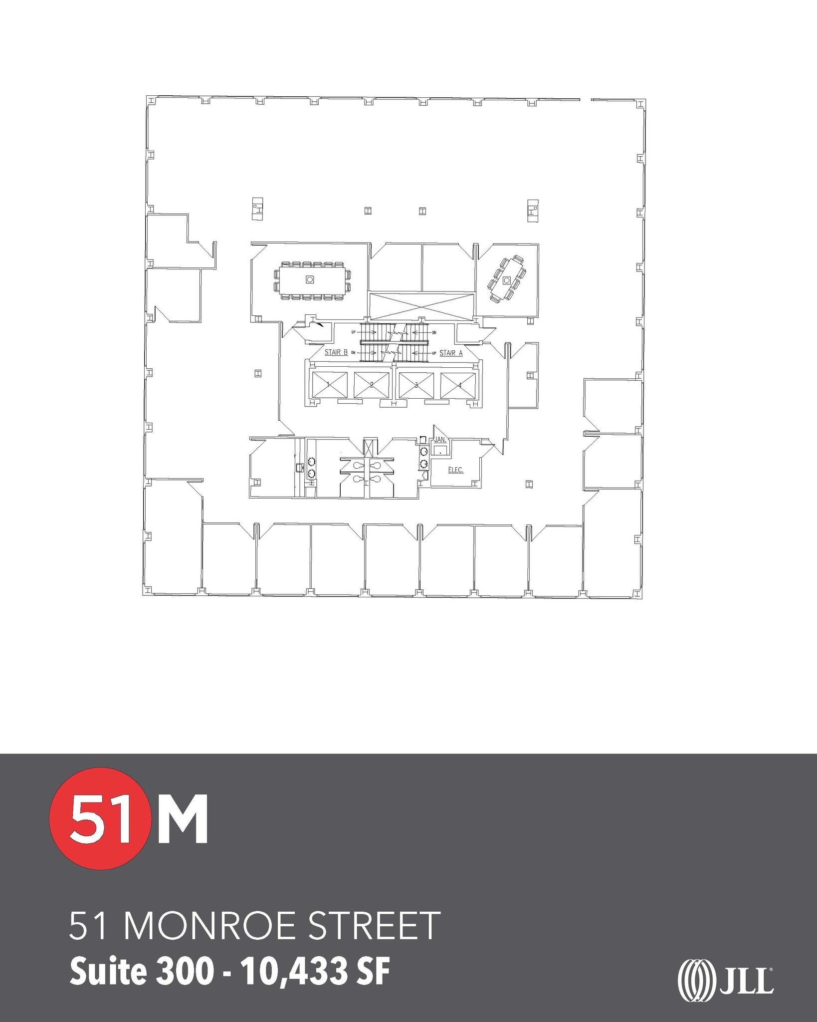 51 Monroe St, Rockville, MD à louer Plan d’étage- Image 1 de 1