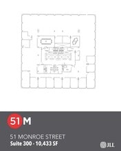 51 Monroe St, Rockville, MD à louer Plan d’étage- Image 1 de 1