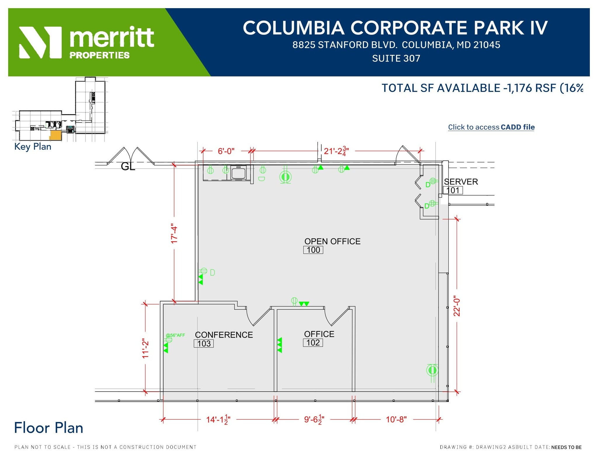 8830 Stanford Blvd, Columbia, MD à louer Plan d’étage- Image 1 de 1