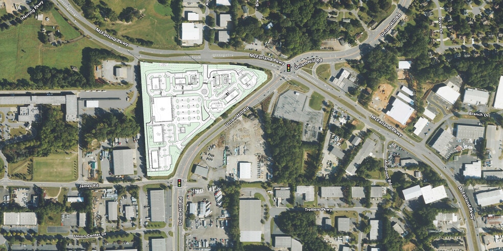 McFarland Parkway & Union Hill Road, Alpharetta, GA for lease - Aerial - Image 1 of 1