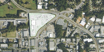 McFarland Parkway & Union Hill Road, Alpharetta, GA - Aerial map view