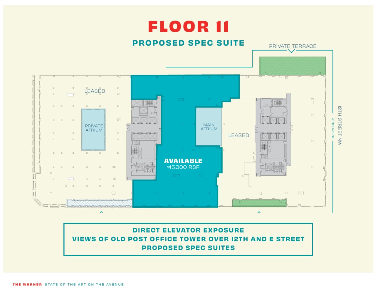 1299 Pennsylvania Ave NW, Washington, DC à louer Plan d’étage- Image 1 de 1