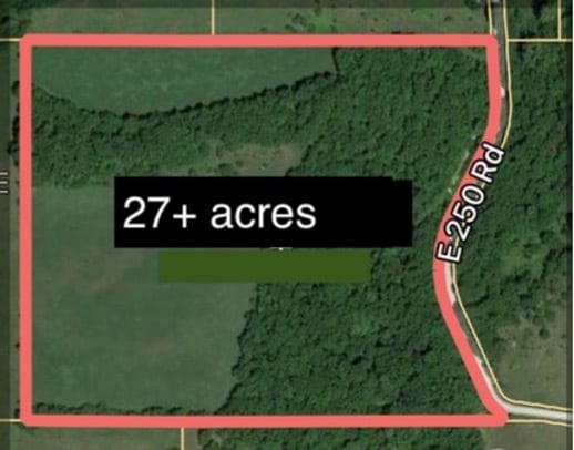 E 250 Rd, Overbrook, KS for sale - Aerial - Image 2 of 6