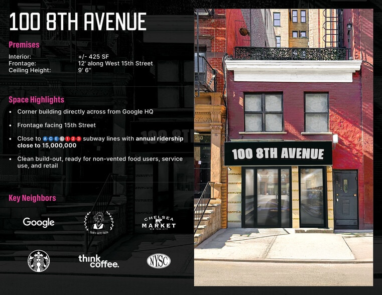 100 Eighth Ave, New York, NY for lease - Building Photo - Image 2 of 5