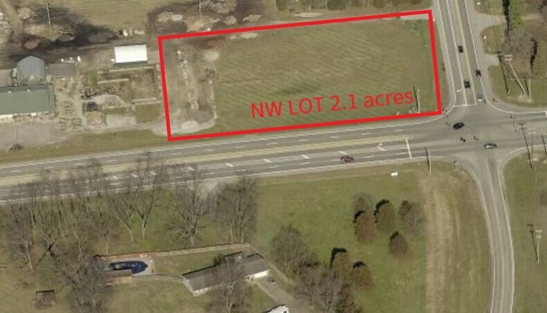 SR142 NW Cor, West Jefferson, OH for sale Aerial- Image 1 of 3