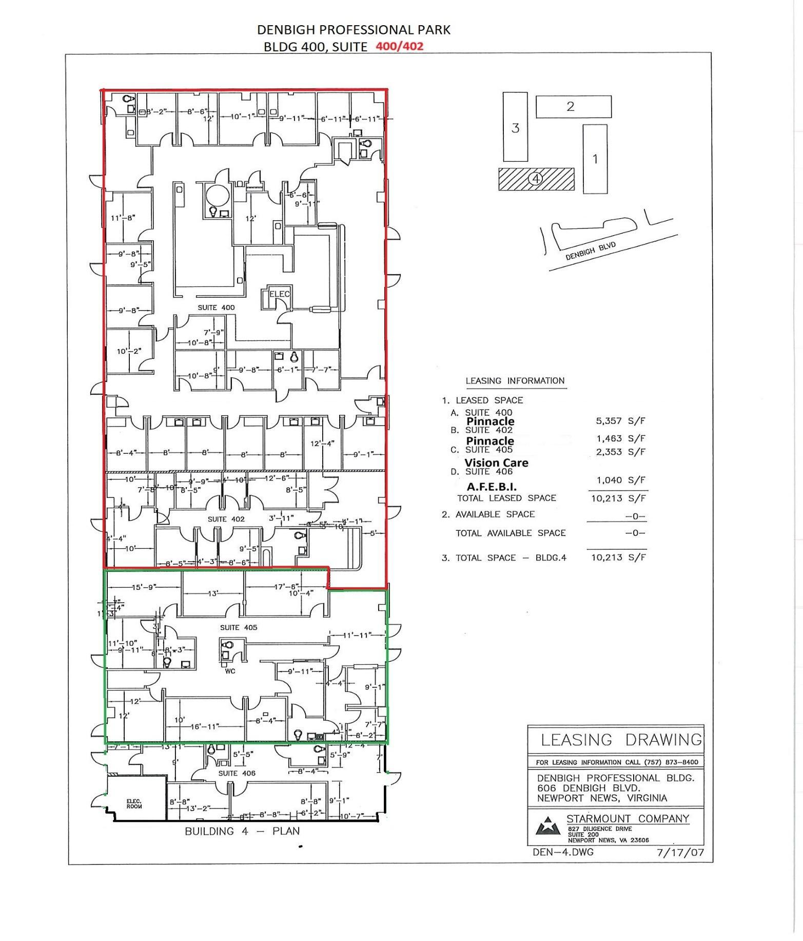 606 Denbigh Blvd, Newport News, VA à louer Plan d’étage- Image 1 de 2