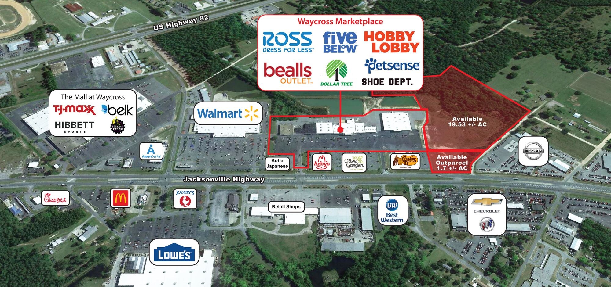 2545 Memorial Dr, Waycross, GA for lease Primary Photo- Image 1 of 2
