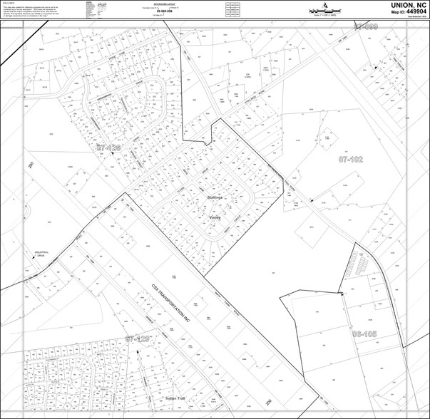 3840 Matthews Indian Trail Rd, Matthews, NC for sale - Plat Map - Image 2 of 5