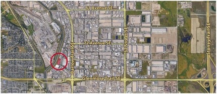 7703 30th St SE, Calgary, AB - Aerial  map view - Image1
